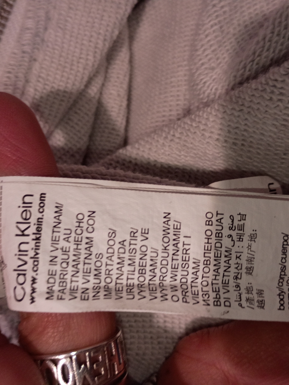 Calvin Klein Light Mauve Knit Sweater